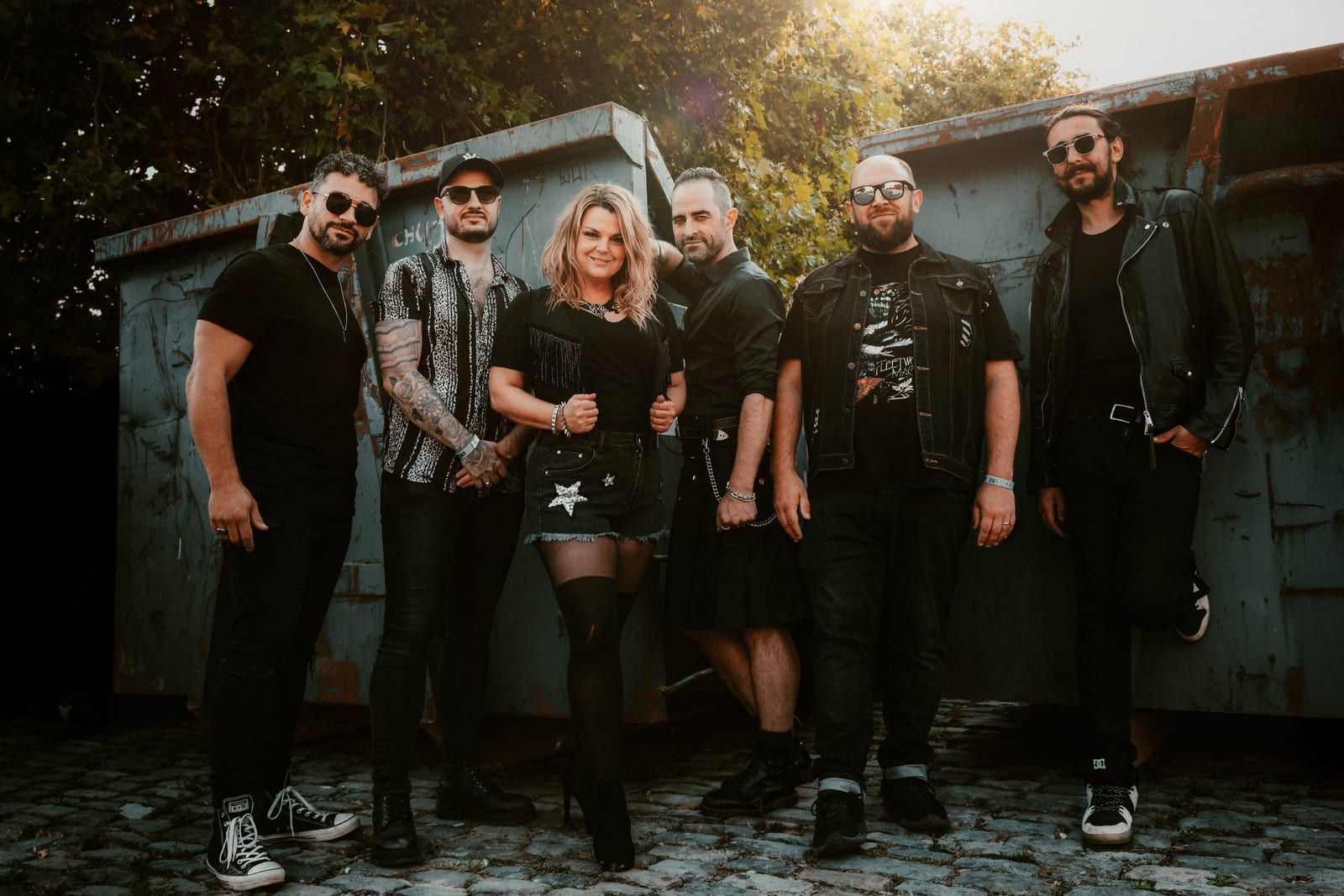 Rock Iconic band performing live